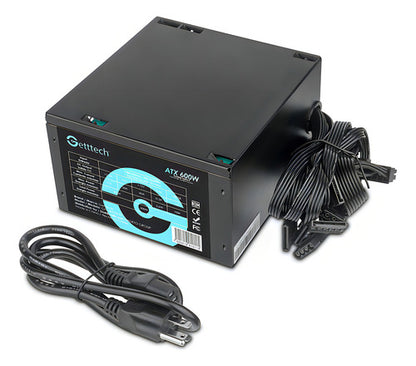 Fuente De Poder Getttech Gfs-60020-01, 20+4 Atx 120mm 600w