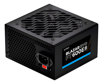 Fuente De Poder Acteck Blazar Evo Ft600e 120mm 600w, Negro