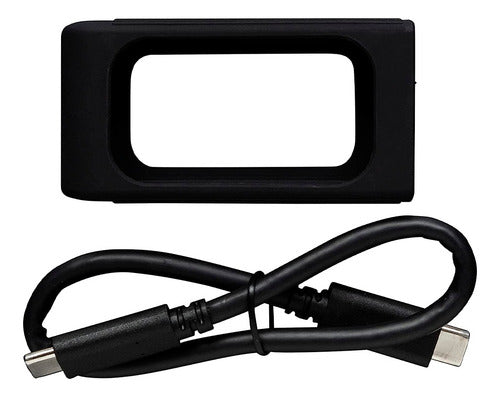 Ssd Externo Kingston Xs2000, 2tb, Usb C, Negro/plata