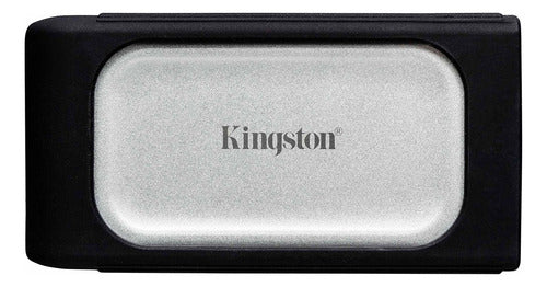 Ssd Externo Kingston Xs2000, 2tb, Usb C, Negro/plata