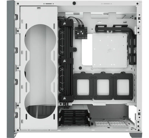 Gabinete Corsair Icue 5000d Rgb Airflow Midtower Atx Color Blanco