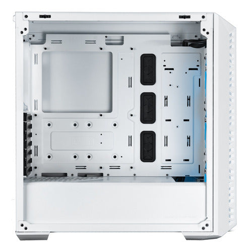 Gabinete Coolermaster Masterbox 520 Mediatorre, Argb, Blanco