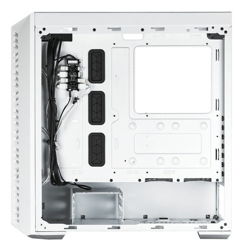 Gabinete Coolermaster Masterbox 520 Mediatorre, Argb, Blanco
