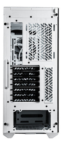 Gabinete Coolermaster Masterbox 520 Mediatorre, Argb, Blanco
