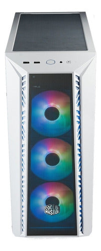 Gabinete Cooler Master Mb520 Mesh Blanco Argb Midi-tower