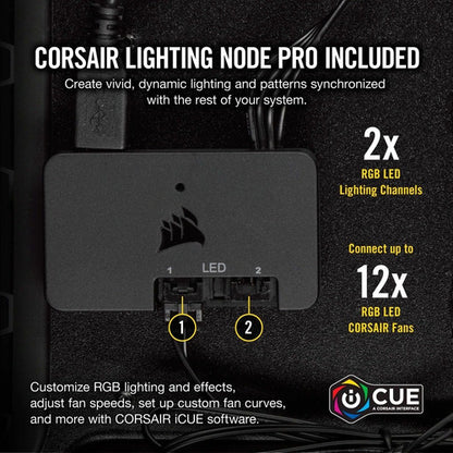 Ventilador Corsair Ll120 Rgb, 120mm, 600 - 1500rpm 3 Piezas