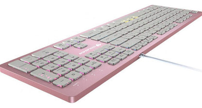 Teclado Rosa Gamer Cougar Vantar Ax Rgb, Switch Tijera
