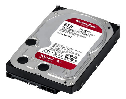 Disco Duro Para Nas Wd Red Plus 3.5 , 6tb 5400rpm
