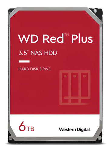 Disco Duro Para Nas Wd Red Plus 3.5 , 6tb 5400rpm