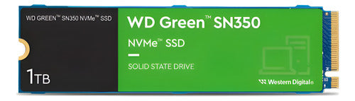 Ssd Western Digital Wd Green Sn350 Nvme, 1tb, Pci E 3.0 M.2