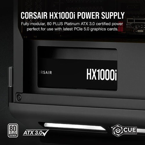 Fuente De Poder Corsair Hx1000i 80 Plus Platinum 140mm 1000w
