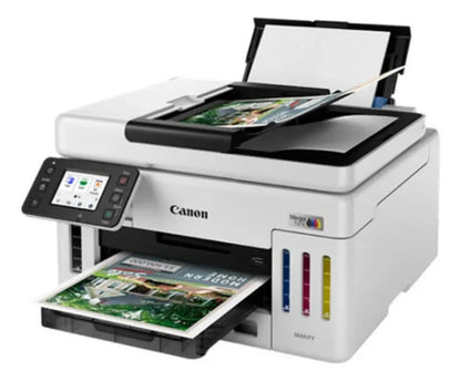 Multifuncional Canon Maxify Gx6110 Color, Inyección De Tinta Blanco