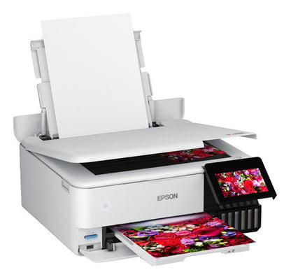 Impresora Epson Ecotank Fotográfica Multifuncional L8160 Mod (c11cj20301) Wi-fi Blanco/negro