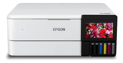 Impresora Epson Ecotank Fotográfica Multifuncional L8160 Mod (c11cj20301) Wi-fi Blanco/negro