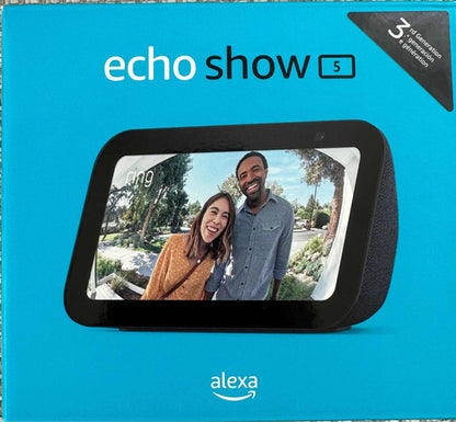 Bocina Amazon Echo Show 5 3ra Generación 5.5 Pulgadas Negro Carbón