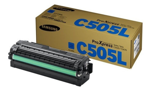Samsung Cartucho De Toner Cyan Clt-c505l Su037a Tinta Cian Cian