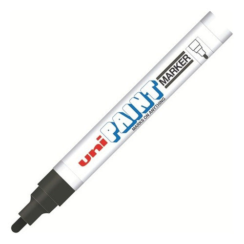 Marcador Permanente Azor Unipaint Px20ne Color Negro C/12pzs