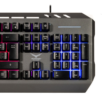 Teclado Gamer Gaming Naceb Na-0966 Membrana Retroiluminado