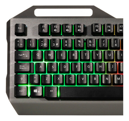 Teclado Gamer Gaming Naceb Na-0966 Membrana Retroiluminado