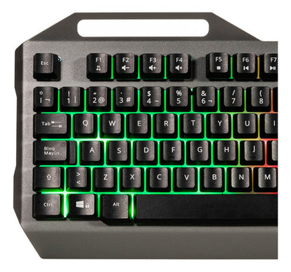 Teclado Gamer Gaming Naceb Na-0966 Membrana Retroiluminado
