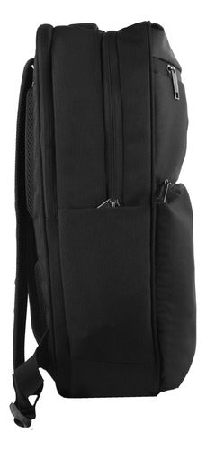 Mochila Para Laptop Slim Ejecutiva Perfect Choice Lunary Negro Liso