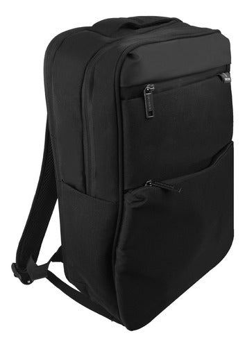 Mochila Para Laptop Slim Ejecutiva Perfect Choice Lunary Negro Liso