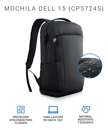 Dell Ecoloop Pro Slim Backpack Case 15 Cp5724s