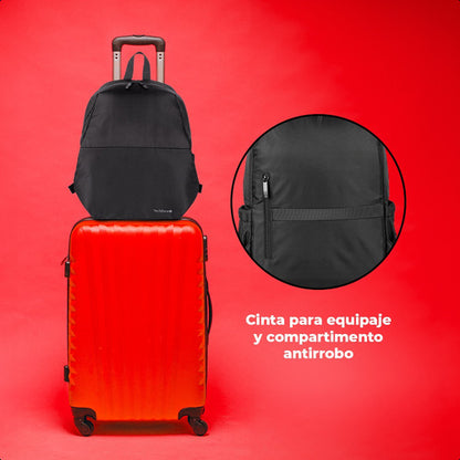 Mochila Techzone Lite Tzlbp13 Urbana 15.6 Negra