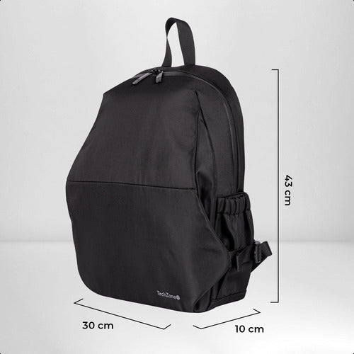 Mochila Techzone Lite Tzlbp13 Urbana 15.6 Negra