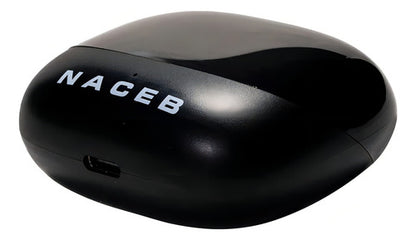 Audífonos Naceb Na-0322 In-ears Bluetooth 5.3 Usb Tipo C Negro