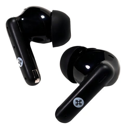 Audífonos Naceb Na-0322 In-ears Bluetooth 5.3 Usb Tipo C Negro