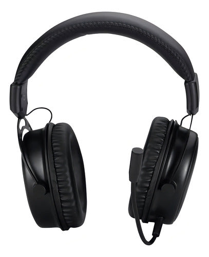 Audífonos Hp Gamer Dhe-8005u Negros Con Luz Led Azul