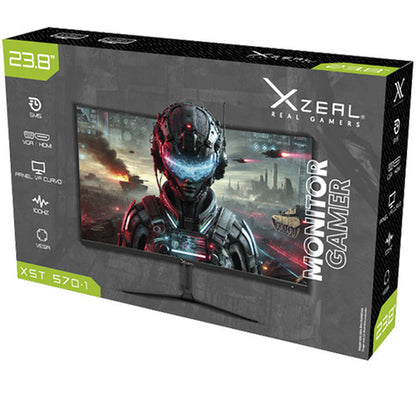 Monitor Gamer Curvo 23.8 Xzeal Xst-570-1 5ms 100hz Fhd Negro Negro