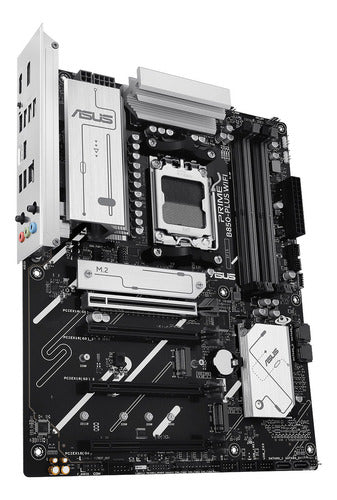 Tarjeta Madre Asus Prime B850-plus Wifi 6e Am5 Ddr5 Usb-c Negro