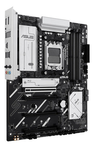 Tarjeta Madre Asus Prime B850-plus Wifi 6e Am5 Ddr5 Usb-c Negro