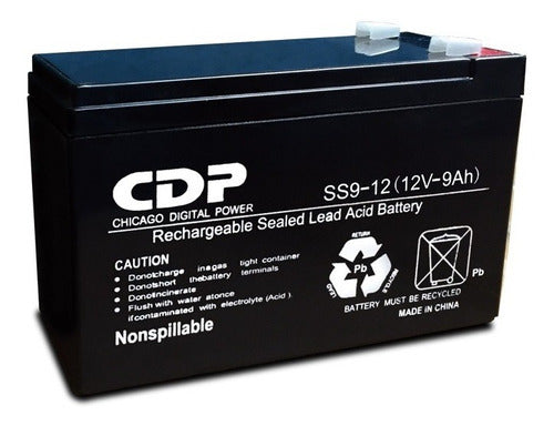 Batería No Break Cdp Slb12-9 Bateria 12vdc-9ah
