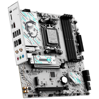 Tarjeta Madre Msi B840m Gaming, Micro-atx Am5 128gb Ddr5 Plateado