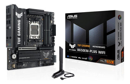 Placa Base Asus Tuf-gaming B650em-plus Wifi, Am5 256gb Ddr5 Negro