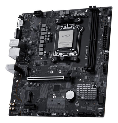Tarjeta Madre Msi Pro B840m-b, Micro-atx Am5 128gb Ddr5 Negro