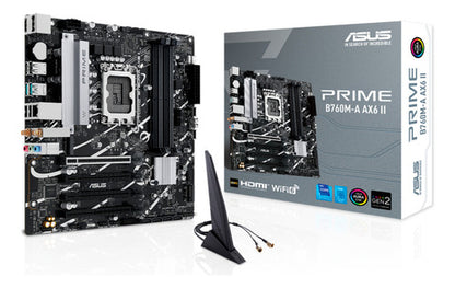 Tarjeta Madre Asus Prime B760m-a Ax6 Ii, Micro-atx, Lga 1700