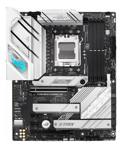 Tarjeta Madre Asus Rog Strix B650-a Gaming Wifi Atx Am5 Ddr5 Blanco