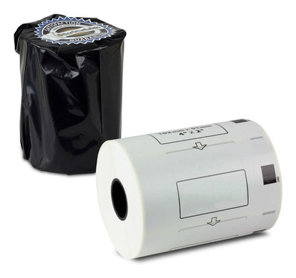 Etiqueta Brother Dk1240 Precortada Blanco 50.5x101m 600 Etiq