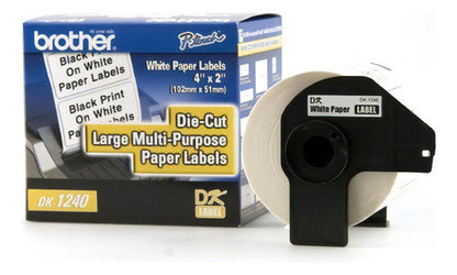 Etiqueta Brother Dk1240 Precortada Blanco 50.5x101m 600 Etiq