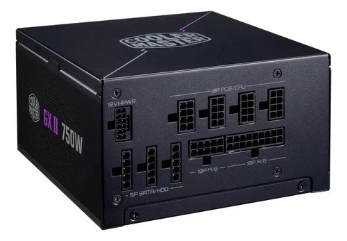 Fuente De Poder Cooler Master Mwe Gold 750 V3 80 Plus Gold Negro