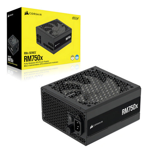Fuente De Poder Corsair Rm750x 80 Plus Gold Atx 750w 140mm Negro