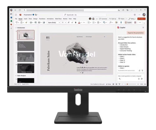 Monitor Lenovo Thinkvision E22-40 Lcd 21.5 , Fhd, 100hz Negro