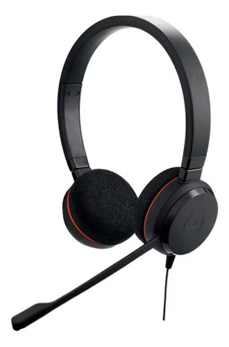 Audifono Jabra Evolve 20 Uc Duo Usb 4999-829-269 Negro Negro