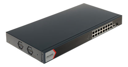 Switch Hikvision Ds-3e1518p-ei/m, 16 Puertos 16 X Poe Activo