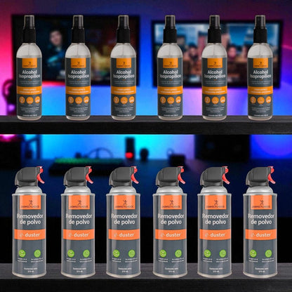 Kit Limpiador De Pantalla, Alcohol Isopropilico