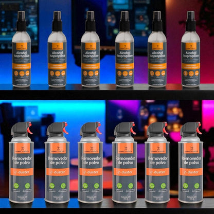 Kit Limpiador De Pantalla, Alcohol Isopropilico